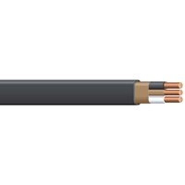 Southwire Sheathed Cable, 6 AWG Wire, 2 Conductor, 500 ft L, Copper Conductor, PVC Insulation 6/2NM-WGX500